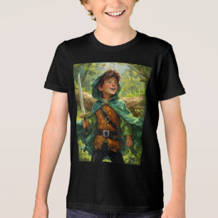 Robin Hood als Kind dargestellt Tri-Blend Shirt
