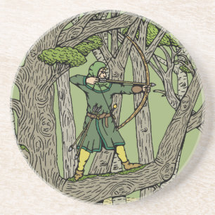 Robin Hood Getränkeuntersetzer