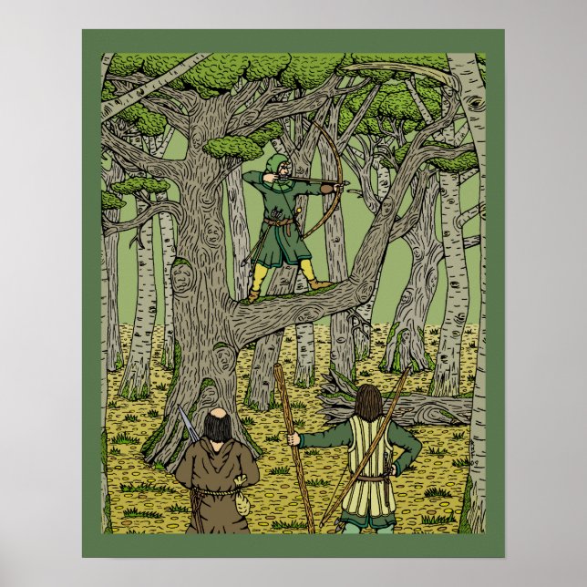 Robin Hood im Sherwood-Wald Poster (Vorne)