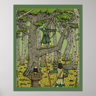 Robin Hood im Sherwoodwald Poster