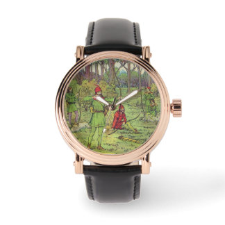 Robin Hood im Wald Armbanduhr