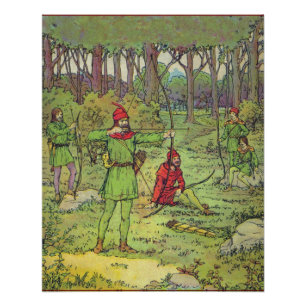 Robin Hood im Wald Poster