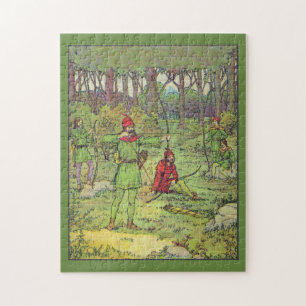 Robin Hood im Wald Puzzle