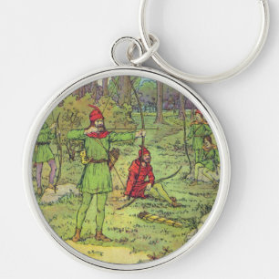 Robin Hood im Wald Schlüsselanhänger