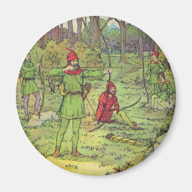 Robin Hood In The Forest  Magnet (Vorne)