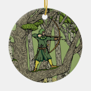 Robin Hood Keramik Ornament