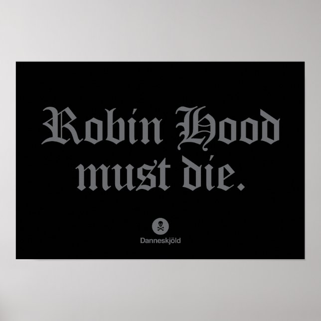 Robin Hood muss die werden. Poster (Vorne)