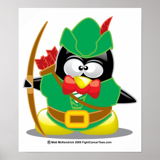 Robin Hood Penguin Poster (Vorne)