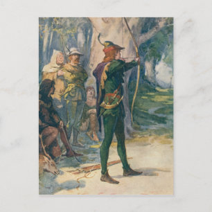 Robin Hood Postkarte