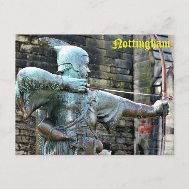 Robin Hood Postkarte (Vorderseite)