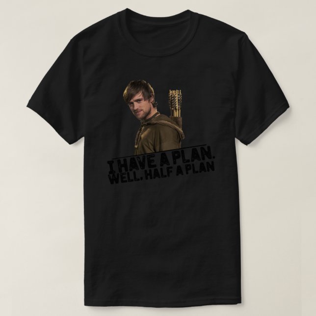 Robin Hood; Robin Zitat Klassisches T - Shirt Gesc (Design vorne)