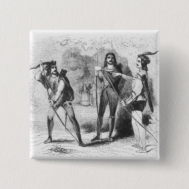 Robin Hood, Scharlachrot und John Button (Vorderseite)