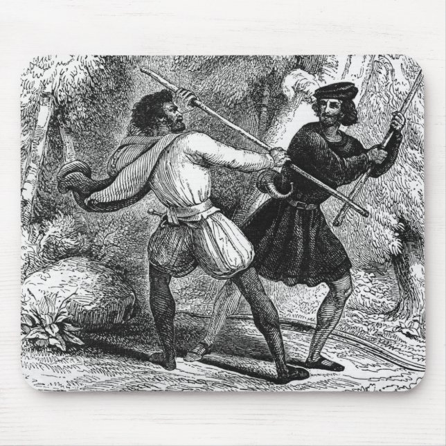 Robin Hood und das Tanner mit Viertel-Personal Mousepad (Vorne)