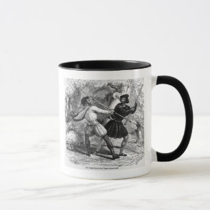 Robin Hood und das Tanner mit Viertel-Personal Tasse