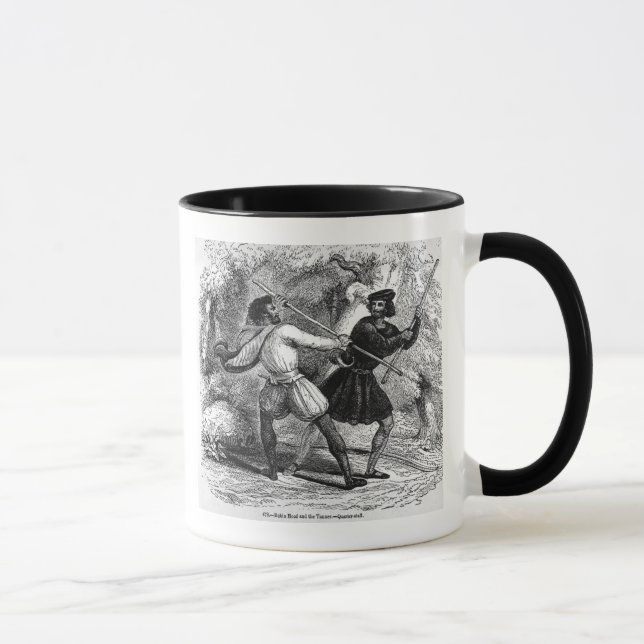 Robin Hood und das Tanner mit Viertel-Personal Tasse (Rechts)