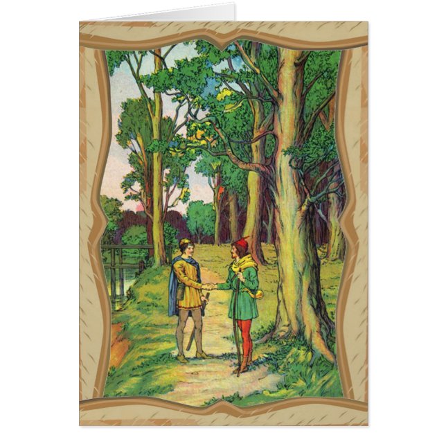 Robin Hood und Klein John (Vorne)