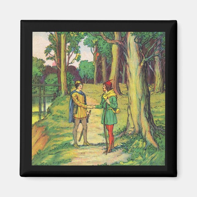 Robin Hood und Klein John  Magnet (Vorne)