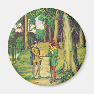 Robin Hood und Klein John Magnet