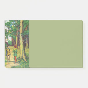 Robin Hood und Klein John Post-it Klebezettel