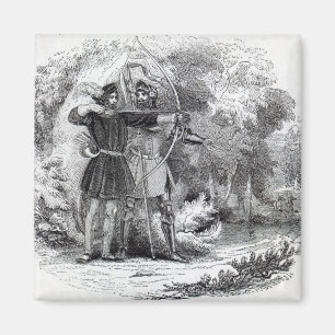 Robin Hood und kleiner John Magnet