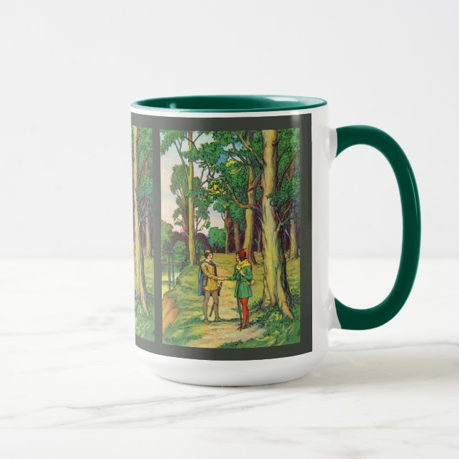 Robin Hood und kleiner John Tasse (Rechts)