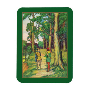 Robin Hood und Little John Magnet