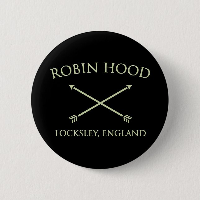 Robin Hood von locksley Button (Vorderseite)