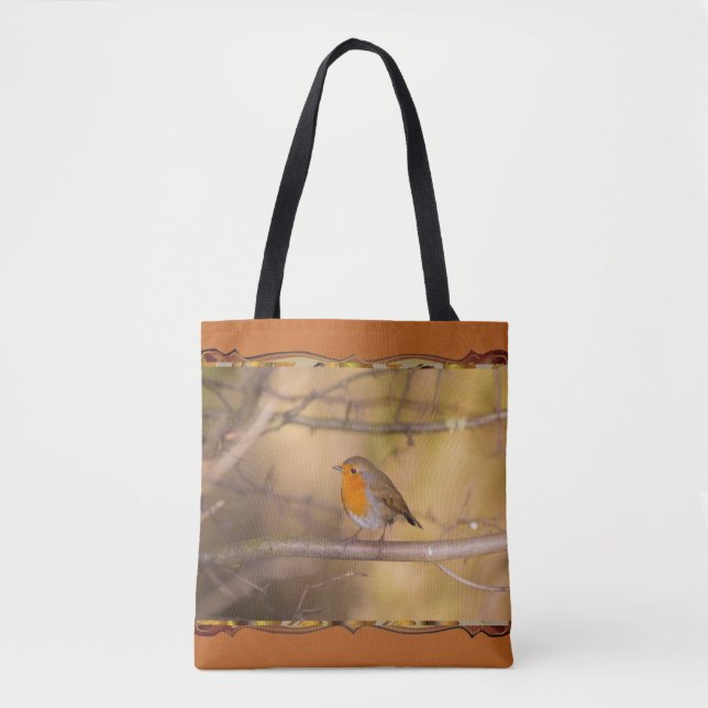 Robin im Wald (Vorderseite)