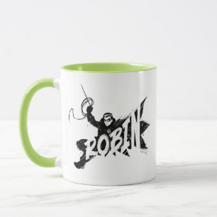 Robin Ink Brush Name Tasse
