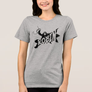 Robin Ink Brush Name Tri-Blend Shirt