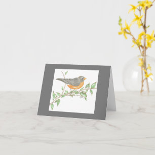 Robin Inspirational Note Card Karte