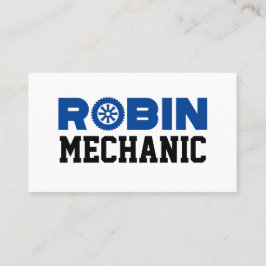 Robin Mechanic Business Card Visitenkarte