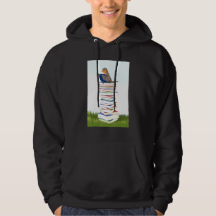 Robin mit Books Bird Bird Birdwatcher Animal Song Hoodie