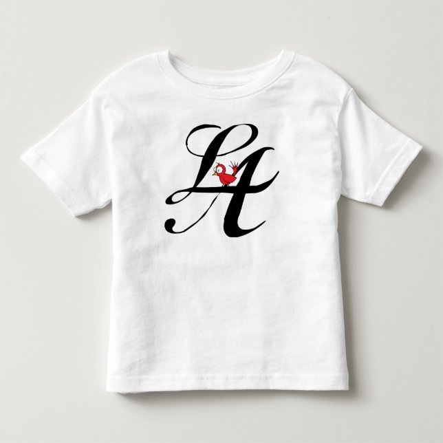 Robin mit L.A. Kleinkind T-shirt (Vorderseite)