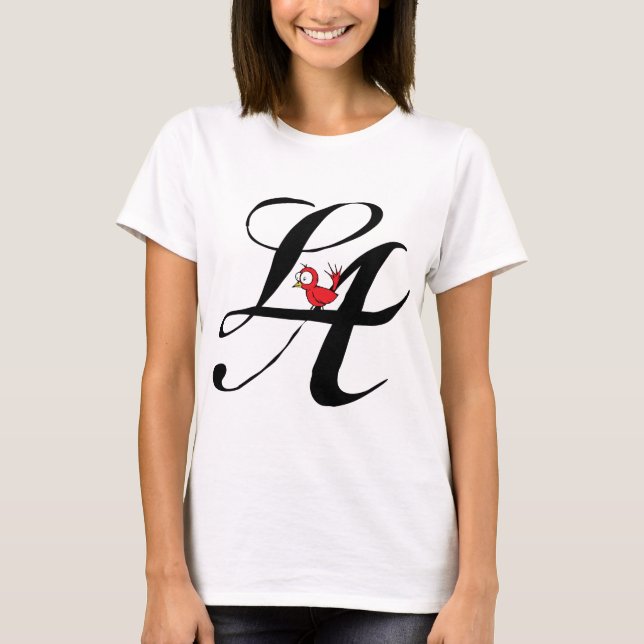 Robin mit L.A. T-Shirt (Vorderseite)