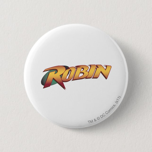 Robin Name Logo Button (Vorderseite)