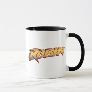 Robin Name Logo Tasse