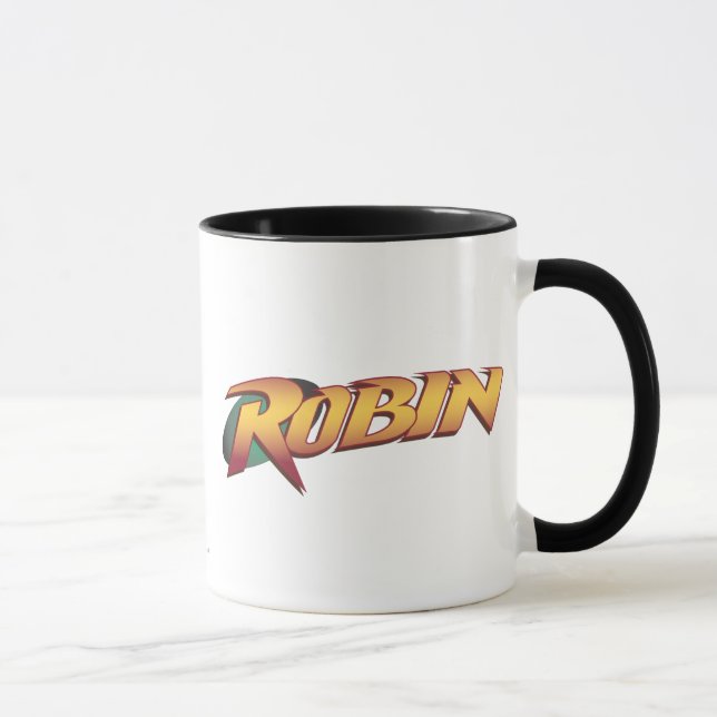 Robin Name Logo Tasse (Rechts)