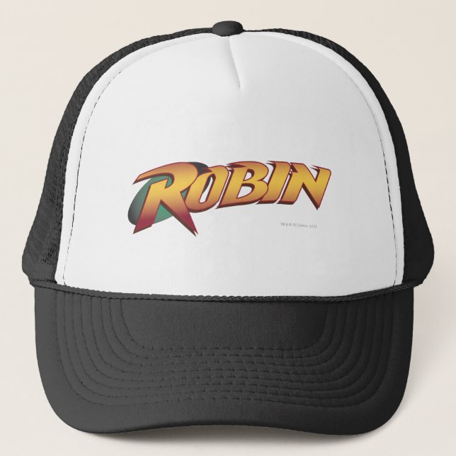 Robin Name Logo Truckerkappe (Vorderseite)