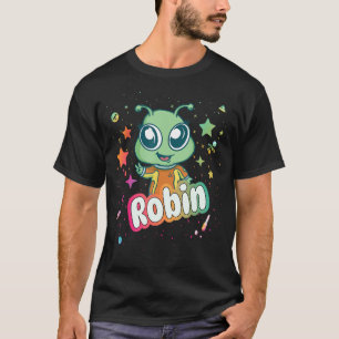 ROBIN - Niedlicher Name des Jungen mit niedlicher T-Shirt