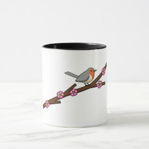 Robin on Sakura Tasse