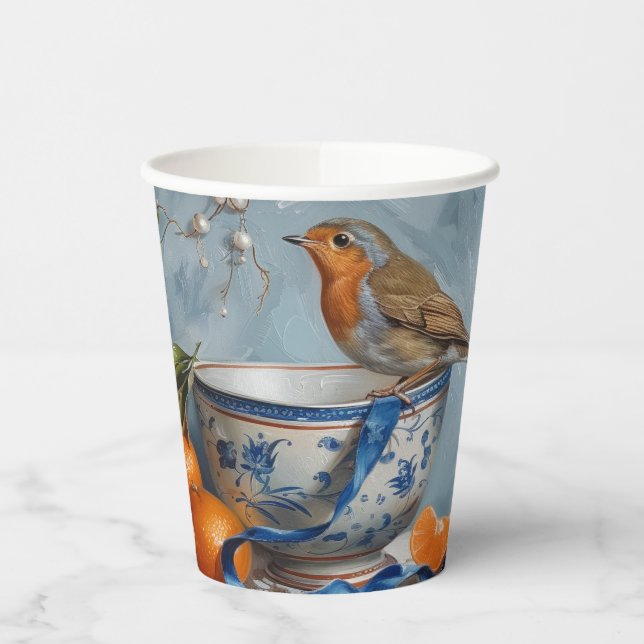 Robin - Papiergruppen Größe 236 ml Papiercup Pappbecher (Links)