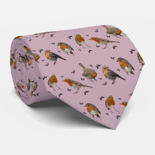 Robin Party Krawatte (Dusty Pink)