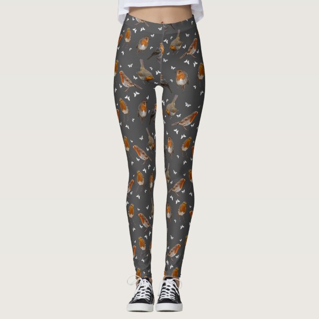 Robin Party Leggings (Dunkelgrau) (Vorderseite)