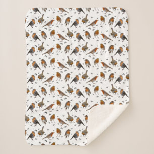 Robin Party Sherpa Decke (Farbe wählen) Sherpadecke