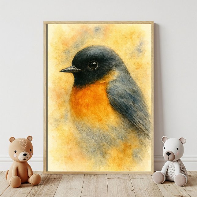 Robin Portrait Poster (Von Creator hochgeladen)