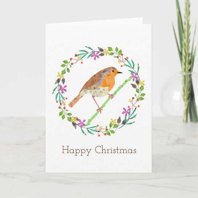 Robin Red Breast, Vogel von Weihnachten (Vorderseite)
