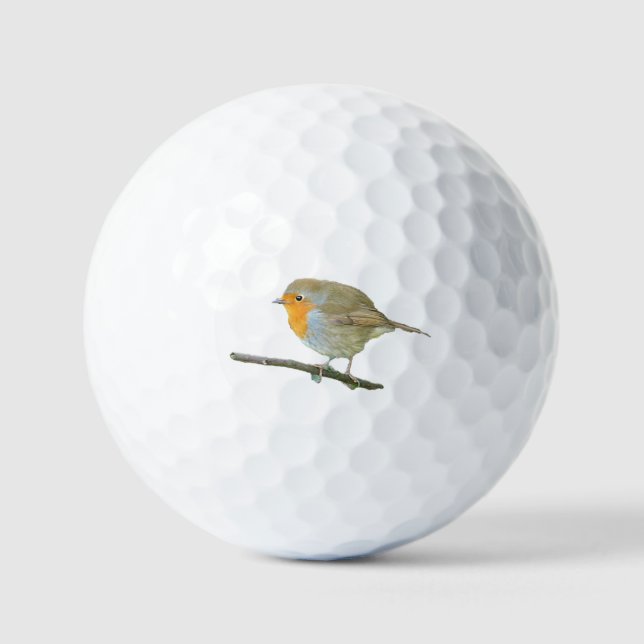 Robin RedBrust Golf Ball (Vorderseite)