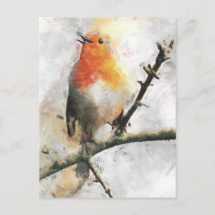 Robin RedBrust Postkarte
