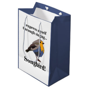 Robin Redust Songbird Mittlere Geschenktüte